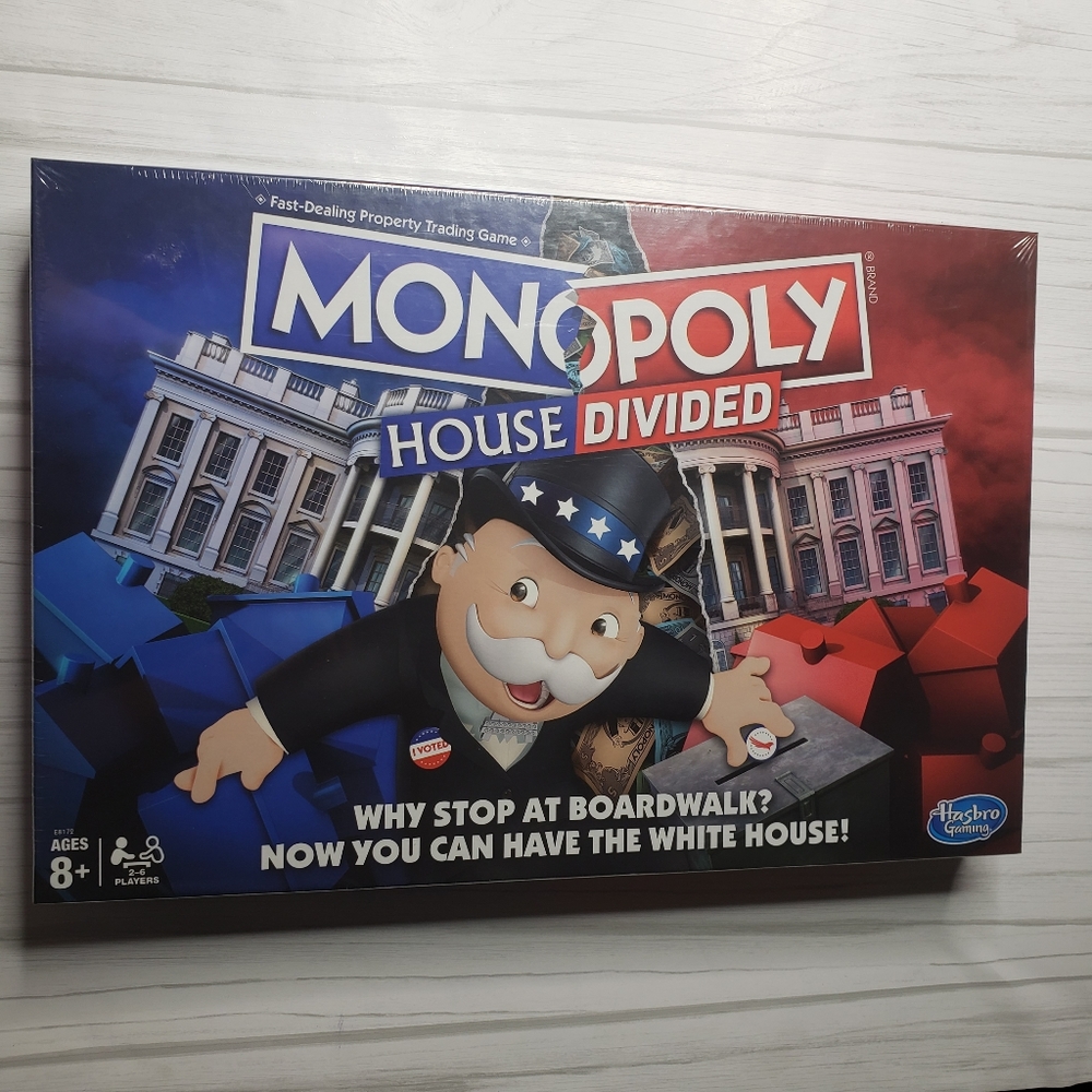 House Divided Monopoly Hasbro Game